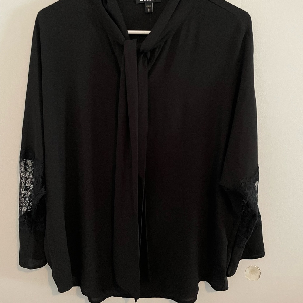 Black Lace Blouse